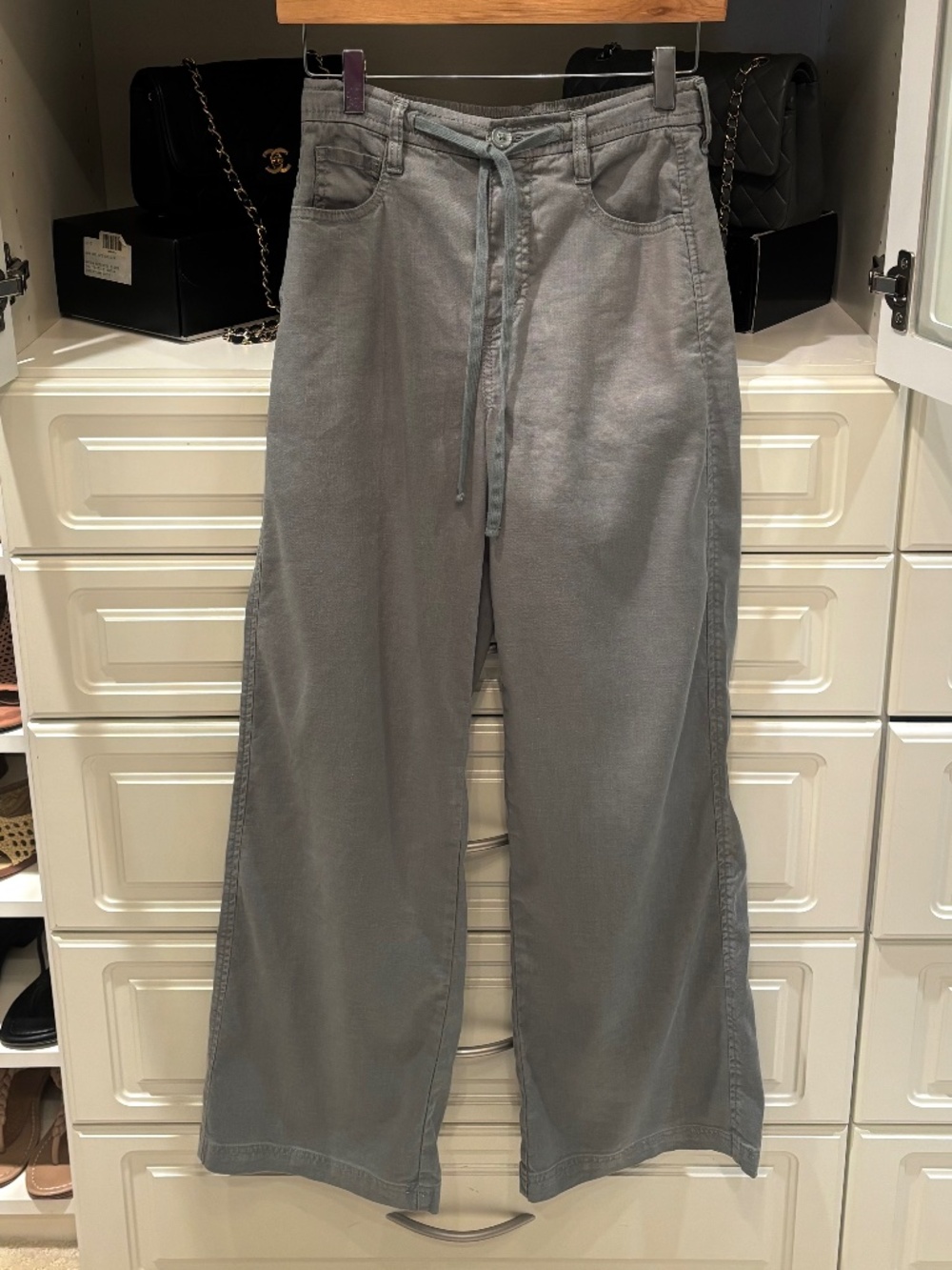 Everett Linen Pant Size XS Green